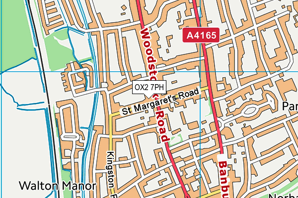 OX2 7PH map - OS VectorMap District (Ordnance Survey) OX2 7PH map - OS VectorMap District (Ordnance Survey)