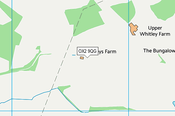 OX2 9QG map - OS VectorMap District (Ordnance Survey) OX2 9QG map - OS VectorMap District (Ordnance Survey)