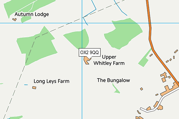OX2 9QQ map - OS VectorMap District (Ordnance Survey) OX2 9QQ map - OS VectorMap District (Ordnance Survey)