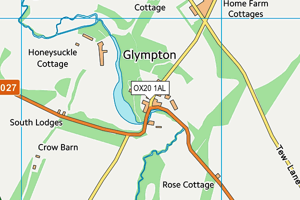 OX20 1AL map - OS VectorMap District (Ordnance Survey) OX20 1AL map - OS VectorMap District (Ordnance Survey)