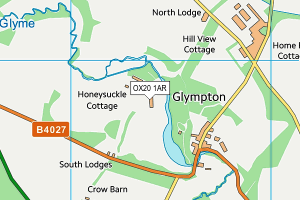 OX20 1AR map - OS VectorMap District (Ordnance Survey) OX20 1AR map - OS VectorMap District (Ordnance Survey)