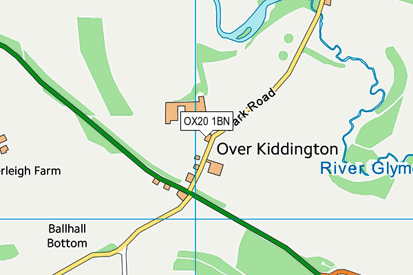 OX20 1BN map - OS VectorMap District (Ordnance Survey) OX20 1BN map - OS VectorMap District (Ordnance Survey)