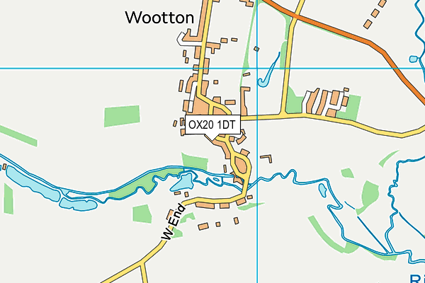 OX20 1DT map - OS VectorMap District (Ordnance Survey) OX20 1DT map - OS VectorMap District (Ordnance Survey)