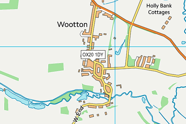 OX20 1DY map - OS VectorMap District (Ordnance Survey) OX20 1DY map - OS VectorMap District (Ordnance Survey)