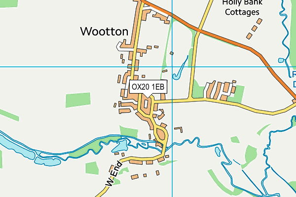 OX20 1EB map - OS VectorMap District (Ordnance Survey) OX20 1EB map - OS VectorMap District (Ordnance Survey)