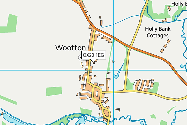 OX20 1EG map - OS VectorMap District (Ordnance Survey) OX20 1EG map - OS VectorMap District (Ordnance Survey)