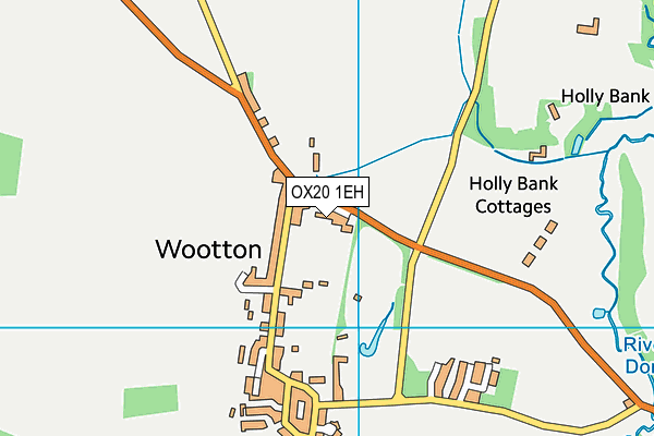 OX20 1EH map - OS VectorMap District (Ordnance Survey)