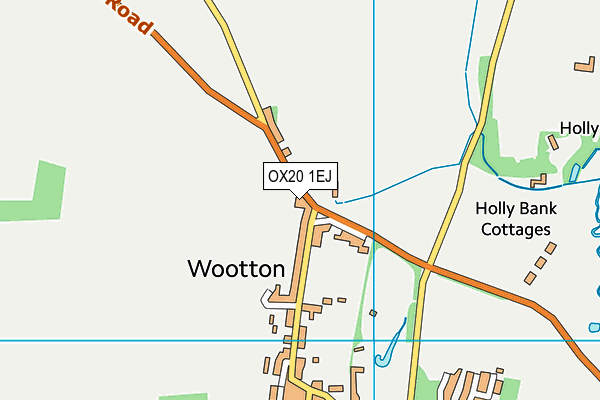 OX20 1EJ map - OS VectorMap District (Ordnance Survey) OX20 1EJ map - OS VectorMap District (Ordnance Survey)