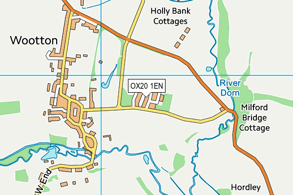 OX20 1EN map - OS VectorMap District (Ordnance Survey) OX20 1EN map - OS VectorMap District (Ordnance Survey)
