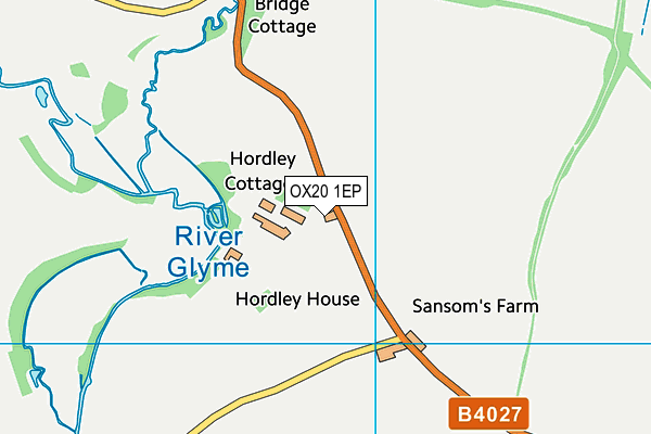 OX20 1EP map - OS VectorMap District (Ordnance Survey) OX20 1EP map - OS VectorMap District (Ordnance Survey)
