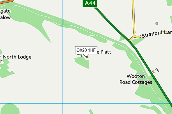 OX20 1HF map - OS VectorMap District (Ordnance Survey) OX20 1HF map - OS VectorMap District (Ordnance Survey)