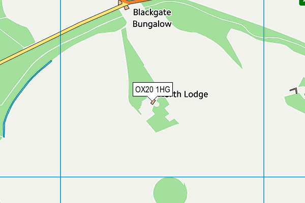 OX20 1HG map - OS VectorMap District (Ordnance Survey) OX20 1HG map - OS VectorMap District (Ordnance Survey)