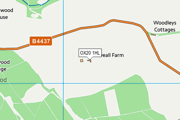 OX20 1HL map - OS VectorMap District (Ordnance Survey) OX20 1HL map - OS VectorMap District (Ordnance Survey)