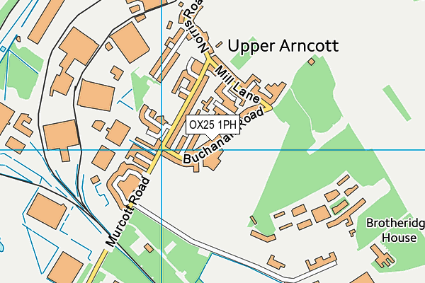 OX25 1PH map - OS VectorMap District (Ordnance Survey) OX25 1PH map - OS VectorMap District (Ordnance Survey)