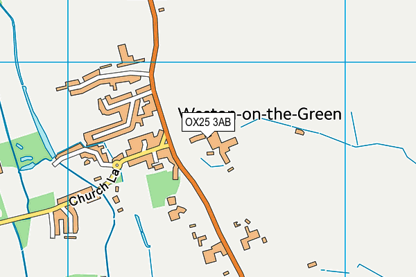 OX25 3AB map - OS VectorMap District (Ordnance Survey) OX25 3AB map - OS VectorMap District (Ordnance Survey)