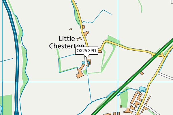 OX25 3PD map - OS VectorMap District (Ordnance Survey) OX25 3PD map - OS VectorMap District (Ordnance Survey)