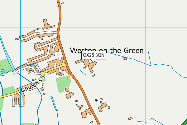 OX25 3QN map - OS VectorMap District (Ordnance Survey)