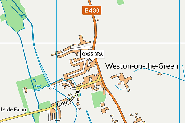 OX25 3RA map - OS VectorMap District (Ordnance Survey) OX25 3RA map - OS VectorMap District (Ordnance Survey)