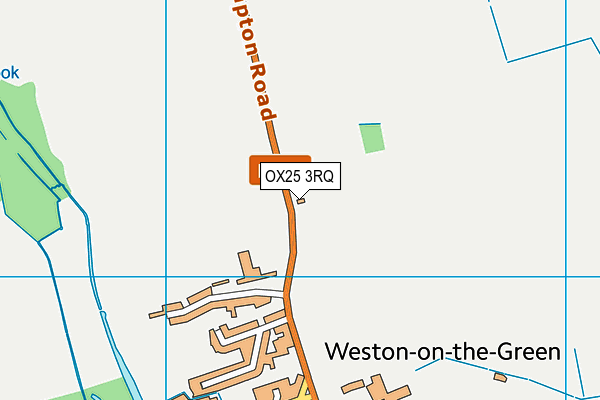 OX25 3RQ map - OS VectorMap District (Ordnance Survey) OX25 3RQ map - OS VectorMap District (Ordnance Survey)