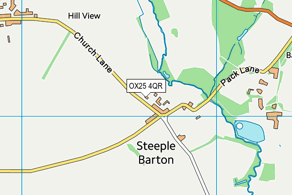 OX25 4QR map - OS VectorMap District (Ordnance Survey) OX25 4QR map - OS VectorMap District (Ordnance Survey)