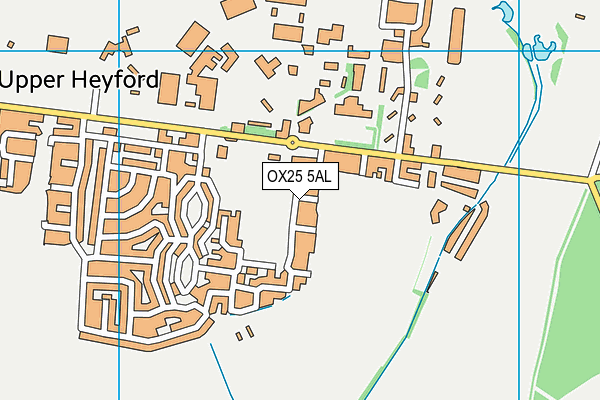 OX25 5AL map - OS VectorMap District (Ordnance Survey) OX25 5AL map - OS VectorMap District (Ordnance Survey)