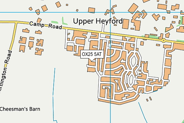 OX25 5AT map - OS VectorMap District (Ordnance Survey) OX25 5AT map - OS VectorMap District (Ordnance Survey)