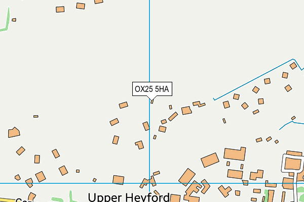 OX25 5HA map - OS VectorMap District (Ordnance Survey) OX25 5HA map - OS VectorMap District (Ordnance Survey)