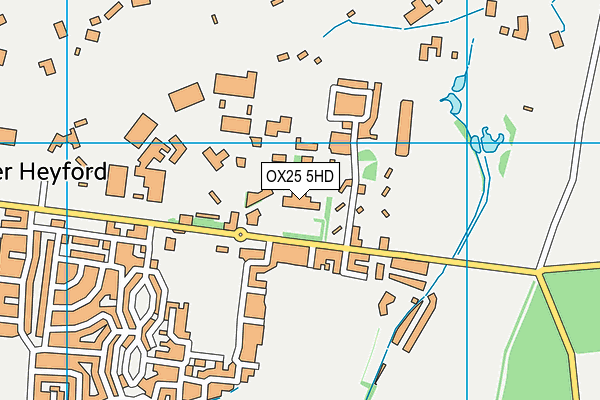 OX25 5HD map - OS VectorMap District (Ordnance Survey) OX25 5HD map - OS VectorMap District (Ordnance Survey)