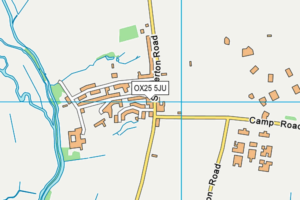 OX25 5JU map - OS VectorMap District (Ordnance Survey) OX25 5JU map - OS VectorMap District (Ordnance Survey)