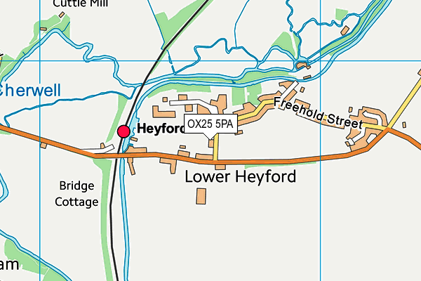 OX25 5PA map - OS VectorMap District (Ordnance Survey) OX25 5PA map - OS VectorMap District (Ordnance Survey)