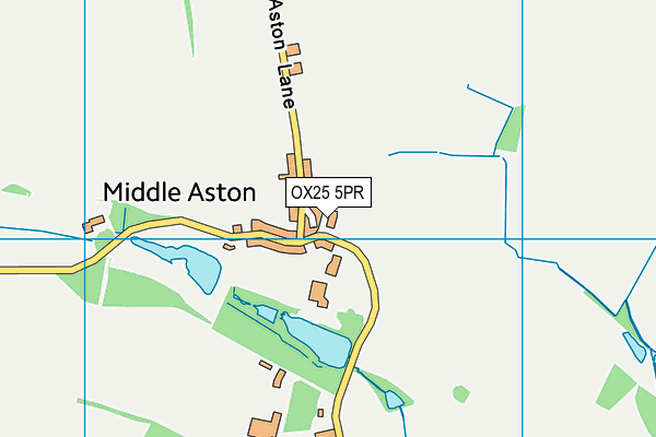 OX25 5PR map - OS VectorMap District (Ordnance Survey) OX25 5PR map - OS VectorMap District (Ordnance Survey)