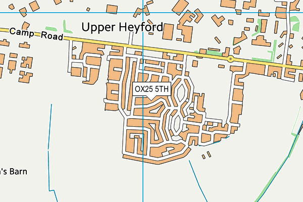 OX25 5TH map - OS VectorMap District (Ordnance Survey) OX25 5TH map - OS VectorMap District (Ordnance Survey)