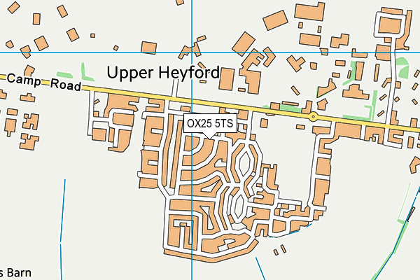 OX25 5TS map - OS VectorMap District (Ordnance Survey) OX25 5TS map - OS VectorMap District (Ordnance Survey)