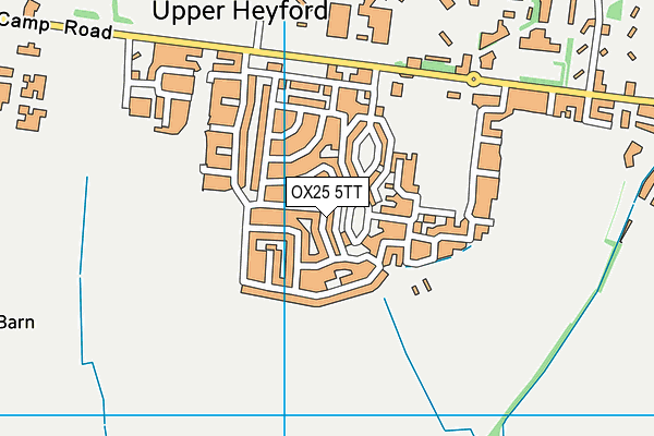OX25 5TT map - OS VectorMap District (Ordnance Survey) OX25 5TT map - OS VectorMap District (Ordnance Survey)