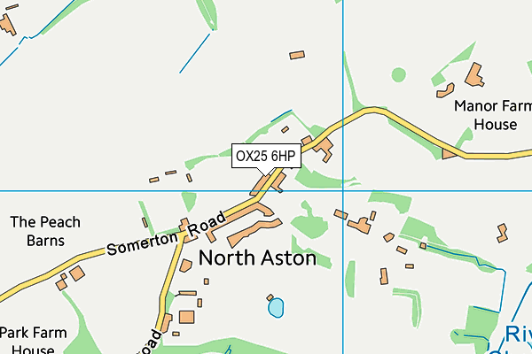 OX25 6HP map - OS VectorMap District (Ordnance Survey) OX25 6HP map - OS VectorMap District (Ordnance Survey)