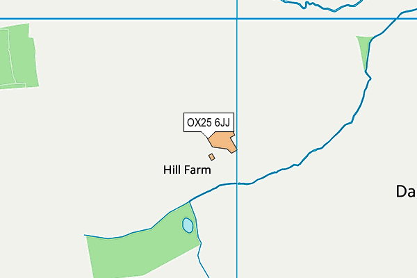OX25 6JJ map - OS VectorMap District (Ordnance Survey) OX25 6JJ map - OS VectorMap District (Ordnance Survey)