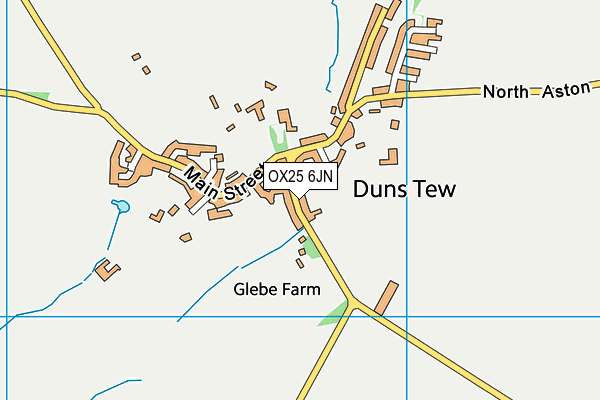 OX25 6JN map - OS VectorMap District (Ordnance Survey) OX25 6JN map - OS VectorMap District (Ordnance Survey)