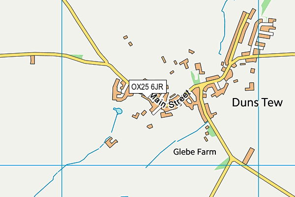OX25 6JR map - OS VectorMap District (Ordnance Survey) OX25 6JR map - OS VectorMap District (Ordnance Survey)