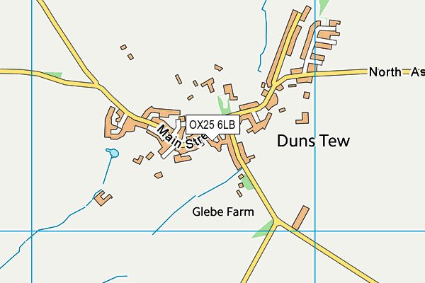 OX25 6LB map - OS VectorMap District (Ordnance Survey) OX25 6LB map - OS VectorMap District (Ordnance Survey)