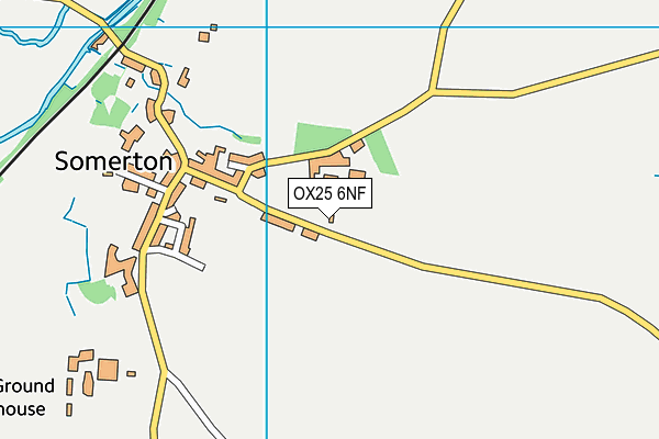 OX25 6NF map - OS VectorMap District (Ordnance Survey) OX25 6NF map - OS VectorMap District (Ordnance Survey)