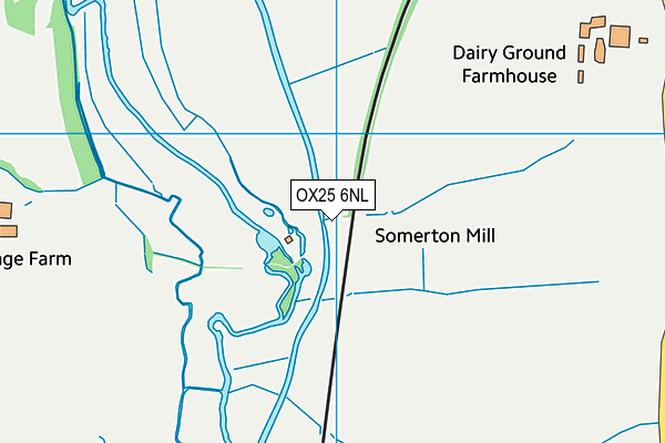 OX25 6NL map - OS VectorMap District (Ordnance Survey) OX25 6NL map - OS VectorMap District (Ordnance Survey)
