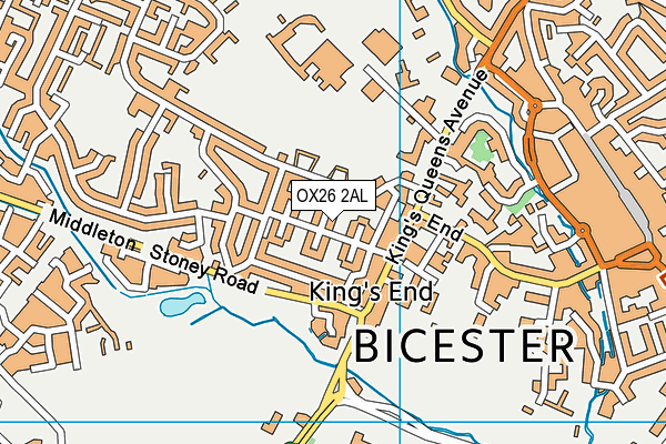 OX26 2AL map - OS VectorMap District (Ordnance Survey) OX26 2AL map - OS VectorMap District (Ordnance Survey)