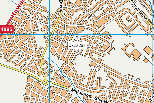 OX26 2BT map - OS VectorMap District (Ordnance Survey) OX26 2BT map - OS VectorMap District (Ordnance Survey)