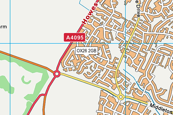 OX26 2GB map - OS VectorMap District (Ordnance Survey) OX26 2GB map - OS VectorMap District (Ordnance Survey)