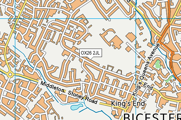 OX26 2JL map - OS VectorMap District (Ordnance Survey) OX26 2JL map - OS VectorMap District (Ordnance Survey)