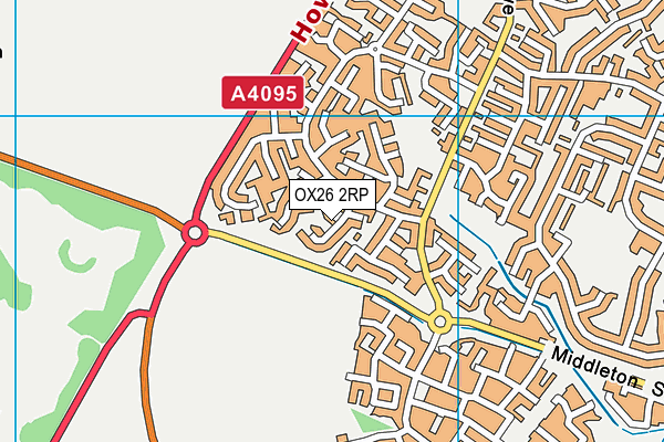 OX26 2RP map - OS VectorMap District (Ordnance Survey) OX26 2RP map - OS VectorMap District (Ordnance Survey)