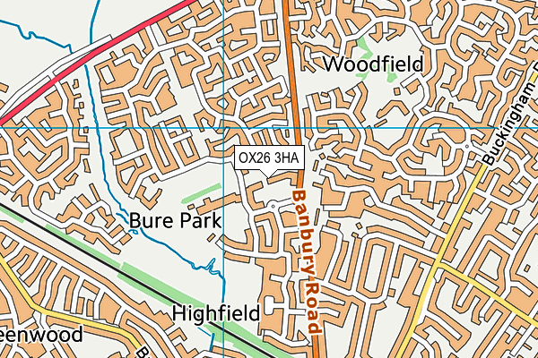 OX26 3HA map - OS VectorMap District (Ordnance Survey) OX26 3HA map - OS VectorMap District (Ordnance Survey)