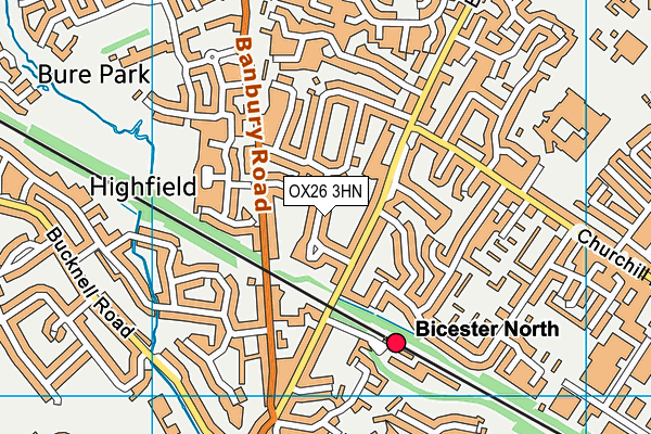 OX26 3HN map - OS VectorMap District (Ordnance Survey) OX26 3HN map - OS VectorMap District (Ordnance Survey)