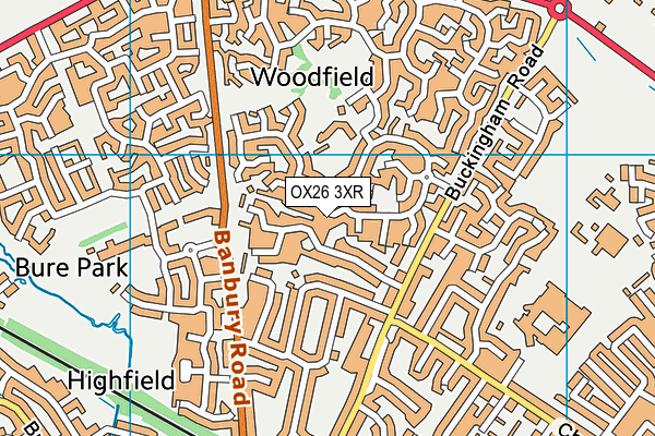 OX26 3XR map - OS VectorMap District (Ordnance Survey) OX26 3XR map - OS VectorMap District (Ordnance Survey)