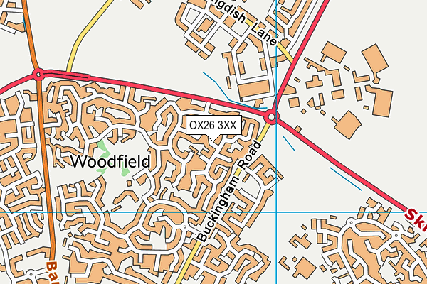 OX26 3XX map - OS VectorMap District (Ordnance Survey) OX26 3XX map - OS VectorMap District (Ordnance Survey)
